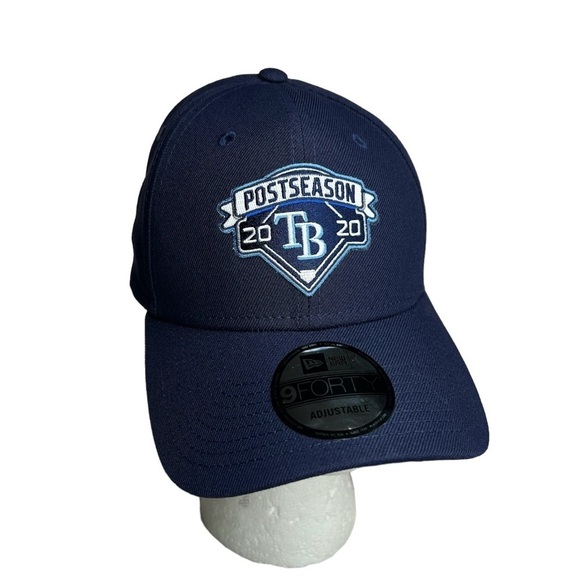 New Era 9Forty Tampa Bay Rays Hat Cap Post Season 2020 MLB Strapback NEW!! - Picture 1 of 7